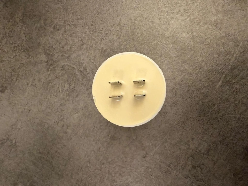 condensatore ICAR, bianco, 35µf, 450V, nuovo, terminale fast-on maschi - Immagine 3 di 4