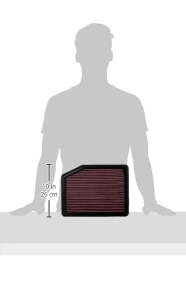 Filtro de aire lavable de repuesto K&N 33-2381 para Toyota RAV4 13-18 Lexus ES300h Foto 3 de 4