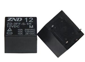5pcs new ZND relay ZD-3FF-S-1Z-12VDC