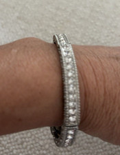 Rhinestone Stretch Bracelet Sparkly Shiny