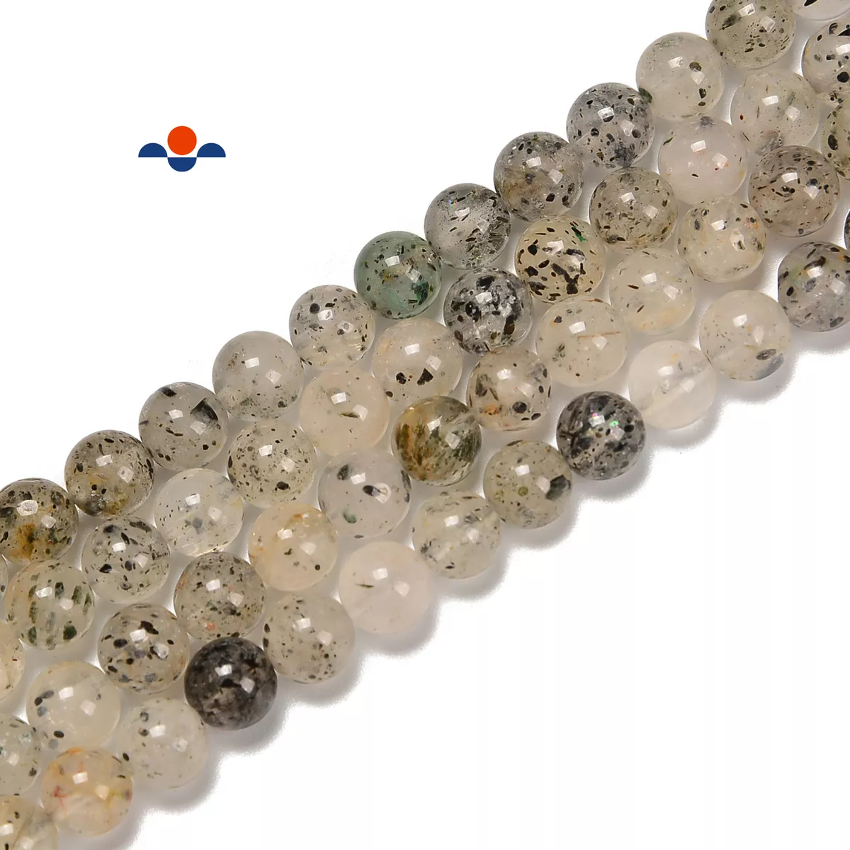 Natural Mica Quartz Smooth Round Beads Size 6mm 8mm 10mm 15.5