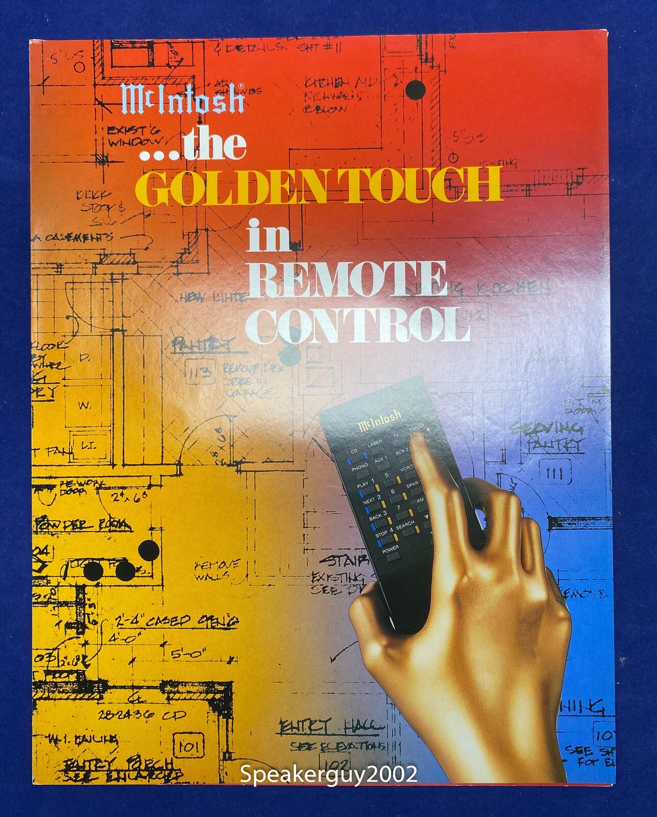 Ad Remote Control Original McIntosh Brochure - Ad / Remote Control | eBay