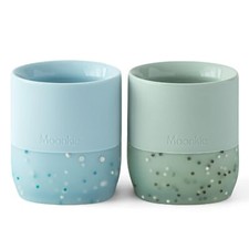 Silicone Baby Cups 4 Months  Open Training Drinkware for Infants with Confe...
