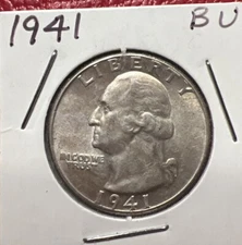 1941 25C Washington Quarter BU