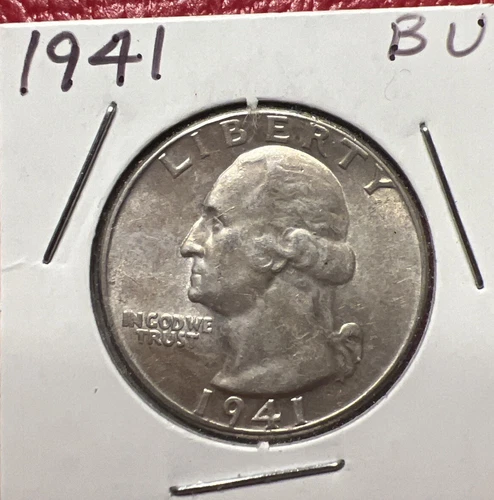 1941 25C Washington Quarter BU