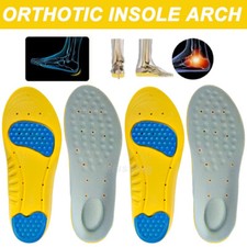 Orthotic Shoe Insoles Inserts Flat Feet High Arch Support Plantar Fasciitis Pad