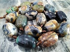 Natural Fire Agate, Barrel, 18-19x13mm , Approx 18 pce , Free post Oz Seller