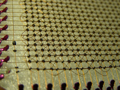 Soviet RAM 2-М1-1А Magnetic Ferrite Core Memory Plate 128 Byte Rare SKU: 83 - Bild 8 von 12