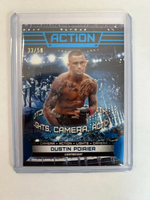 35 TOPPS UFC KNOCKOUT 2024 DUSTIN POIRIER LIGHTWEIGHT ACTION 33/50..