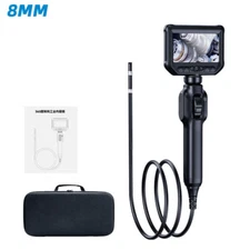 1080P HD LED Handheld Industrial Endoscope 8mm Borescope Inspection Snake Camera