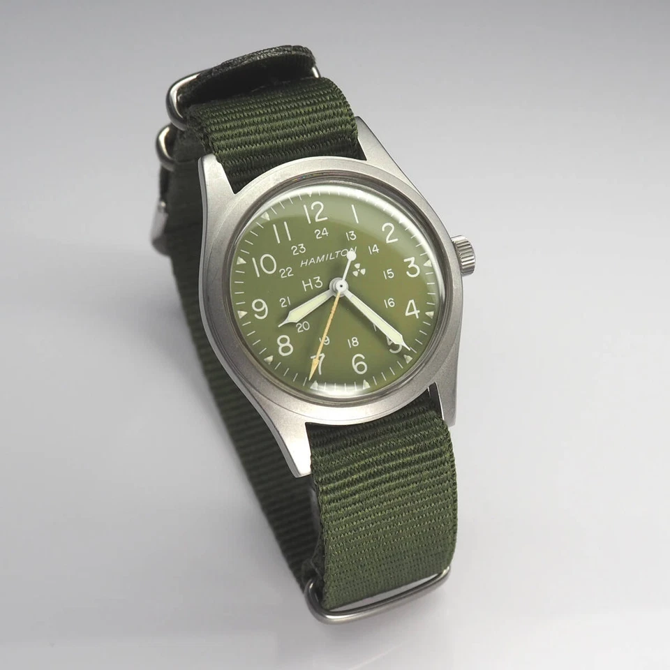 Hamilton Khaki Field H3 Military watch Manual winding Hand-Wound R-S - Image 2 of 4