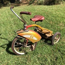 Murray EZ Step Tricycle Fender Full Ball Bearings 1 Vintage Kids Complete Metal