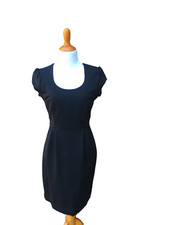 NEW BANANA REPUBLIC SIZE 2 LITTLE BLACK DRESS WOMEN'S CAP SLEEVES C
