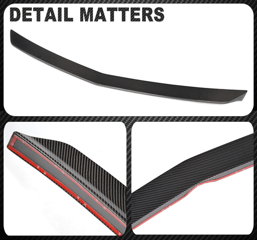 Fit for Benz W212 E200 E300 E400 E63 REAL Carbon Boot Trunk Spoiler Wing Lip - Picture 13 of 13