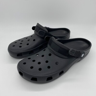Crocs Yokun Men\'s Black Leather Slingback Casual Shoes Size M13 Crocs Men main image 3