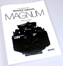 Kohler Magnum M18 M20 Twin Cylinder Gas Engine Service Repair Manual Shop Book