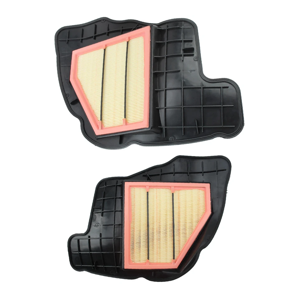 Par de filtros de aire del motor izquierdo y derecho para BMW 2009-2014 750i 750Li / xDrive Foto 4 de 4