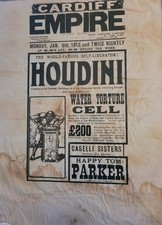 Reproduction B/W Houdini Poster 18
