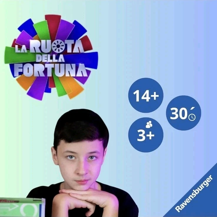 Ravensburger La Ruota Della Fortuna Gioco Da Tavolo Ufficiale 14+ Gerry Scotti🍀 - Immagine 3 di 4