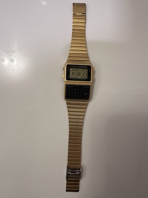 Vintage Casio DBC-611G Calculator Watch (Gold Tone)