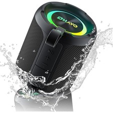 40W Wireless Portable Bluetooth Speaker with Lights, Waterproof, Loud So...