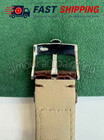 Rolex 19mm Brown Crocodile Leather Band W 𝐑𝐎𝐋𝐄𝐗 Silver Crown Buckle NOS 💥 — photo 3