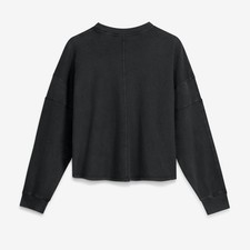 Women's Fanatics Black New York Liberty Oversized Boxy Long Sleeve Top