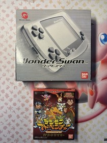 Bandai Wonderswan Skeleton Black AND Digimon Adventure Cathode Tamer Mint In Box