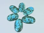211Cts. Natural Chrysocolla Malachite Oval Cabochon Loose Gemstone 7Pcs Lot
