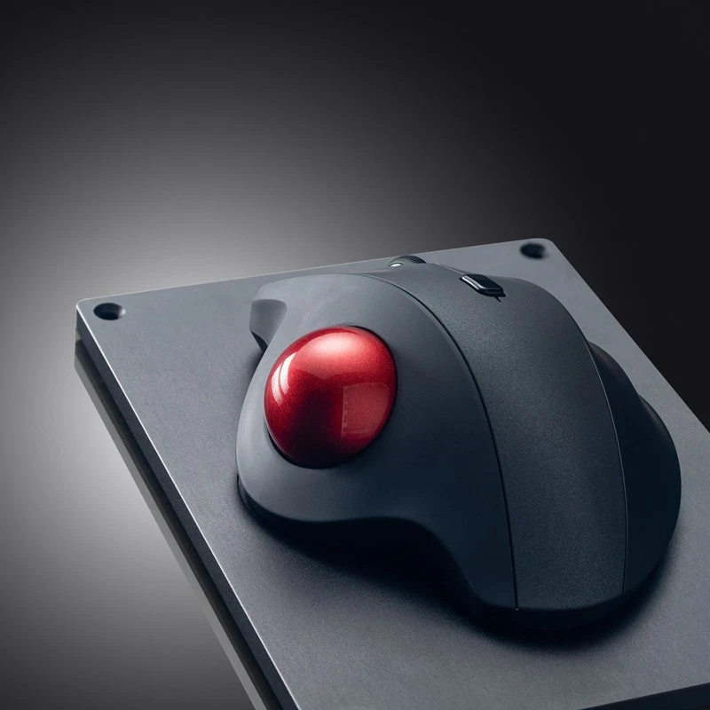 Embedded Wired Ergonomic Trackball Mouse 34MM Optical Vertical Rollerball Mice - Image 4 of 4