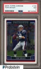 2006 Topps Chrome #106 Tom Brady New England Patriots PSA 7 NM