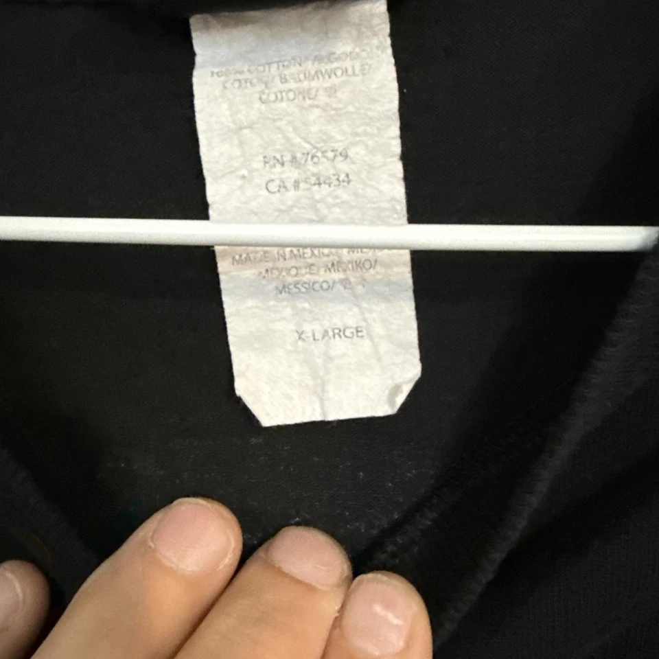 Camiseta Santa Cruz Skateboards Para Hombre XL Negra Retro Logo Gráfico Camiseta Foto 3 de 4