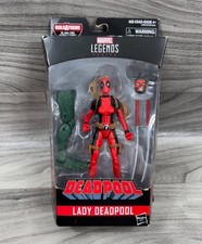 MARVEL LEGENDS LADY DEADPOOL FIGURE SAURON LEG BAF - BRAND NEW BOX DAMAGED