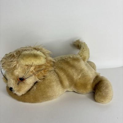 Vintage Etone Lion Plush Stuffed Animal Toy 1978 Cat 8.5  Laying RARE