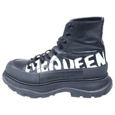 Alexander McQueen Graphic Oversized Sneakers Black 682422 Used dcc16c1d34aea803d