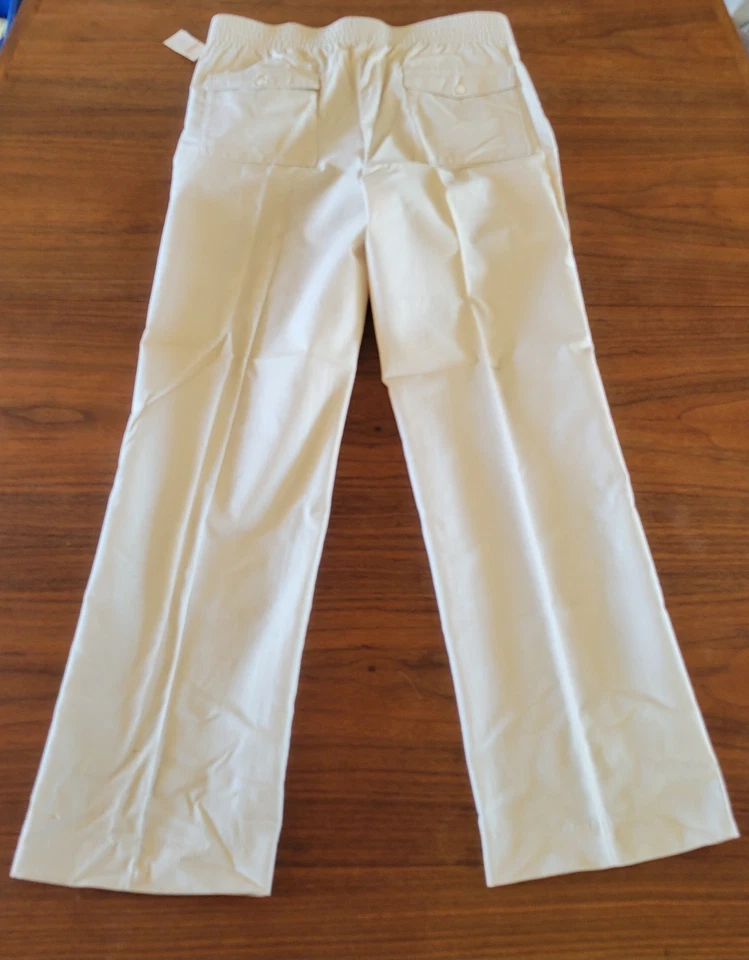 Vintage Farah Weekender Slacks Pants Trousers 32x30 Beige Straight Leg Khaki - Image 4 of 4