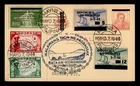 DR WHO 1944 JAPANESE OCCUPATION PHILIPPINES OVPT FDC BATAAN COMBO R69150
