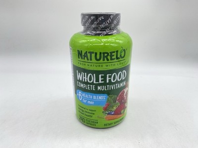 NATURELO Whole Food Multivitamin for Men - 240 Vegetarian Capsules