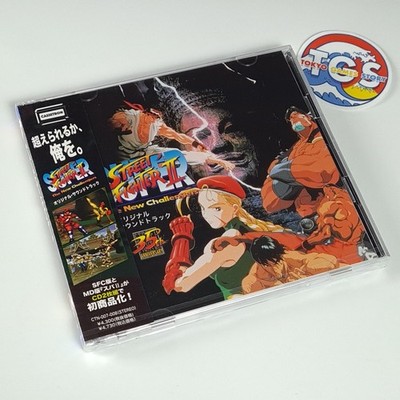 Super Street Fighter II SFC + MD Original Soundtrack CD OST Japan Music Capcom 3