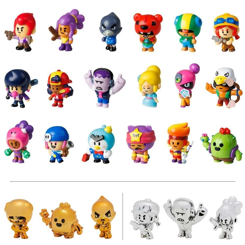 Figuras coleccionables Brawl Stars Series 1 Line Friends - paquete individual... - Imagen 3 de 3