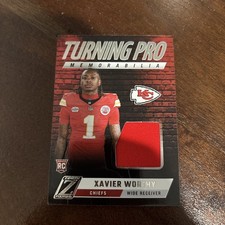 2024 Panini Zenith #TPM-XWY Xavier Worthy Turning Pro Memorabilia