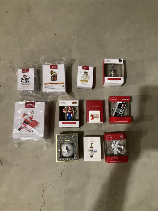 hallmark ornament lot