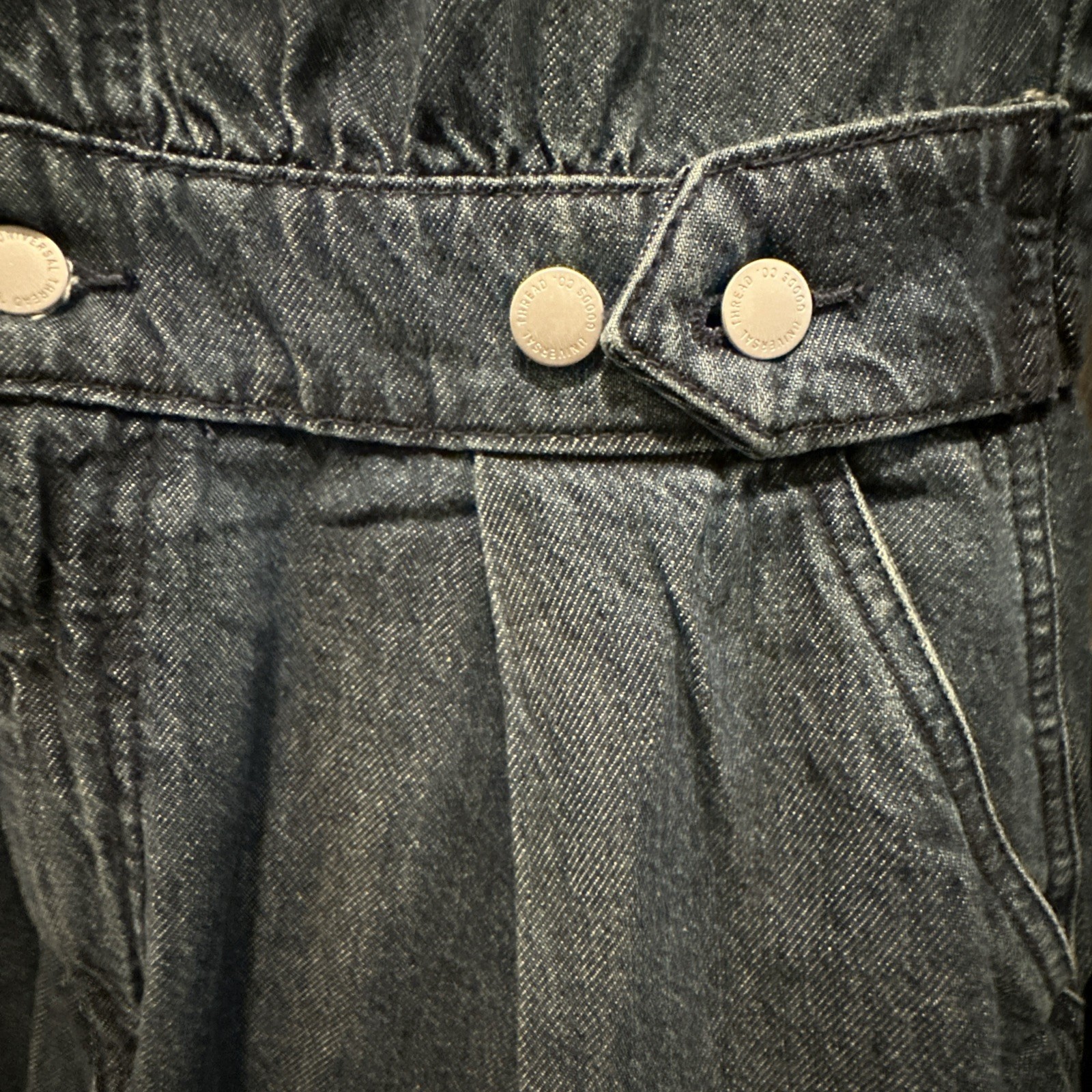 Universal Thread Jean Button Up Romper Women’s Si… - image 12