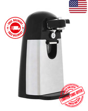 3 In 1 Electric Can Opener Bottle Opener and Sharpener with Stainless Steel