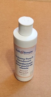 2 X Safe n' Simple Ostomy Pouch Deodorant Unscented 8oz 2 BOTTLES Exp. 2028
