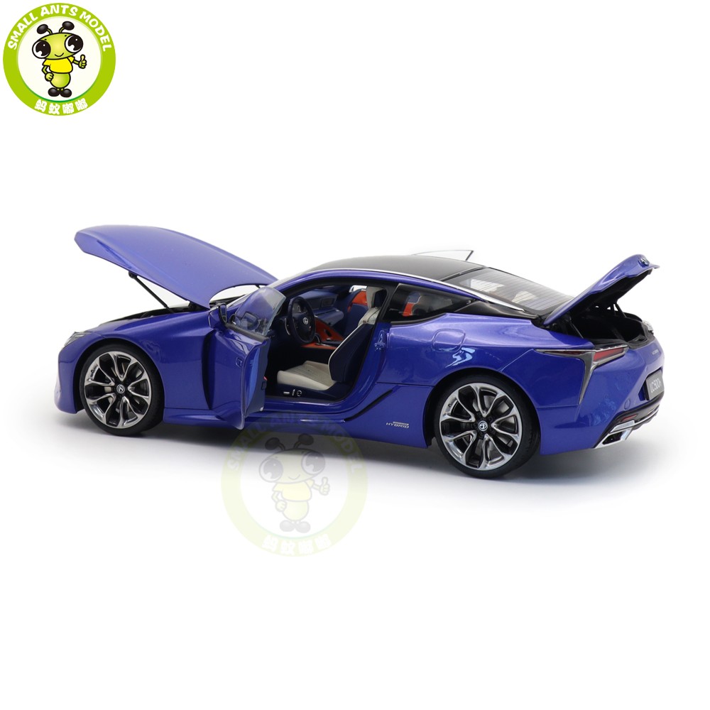 1/18 Toyota Lexus LC LC500h LC500 Sports Racing Car Blue Diecast
