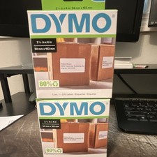 Dymo 30323 White Shipping Labels 2-1/8 x 4 in 220 Labels