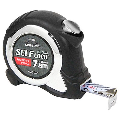 KMC-36C Komelon Convex Self Locking Chrome 25 Tape Width 25Mm 7.5M Kmc36C Lock