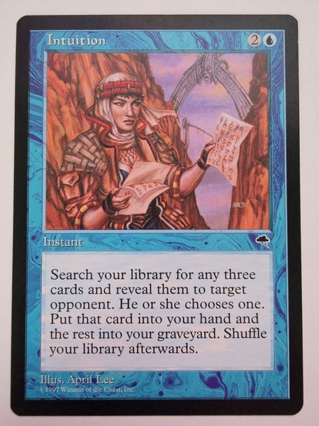 Intuition Tempest Magic The Gathering MTG Near Mint