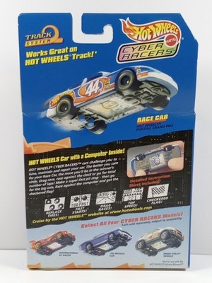Hot Wheels Cyber Racers Pontiac Grand Prix Race Car 44 - Computer